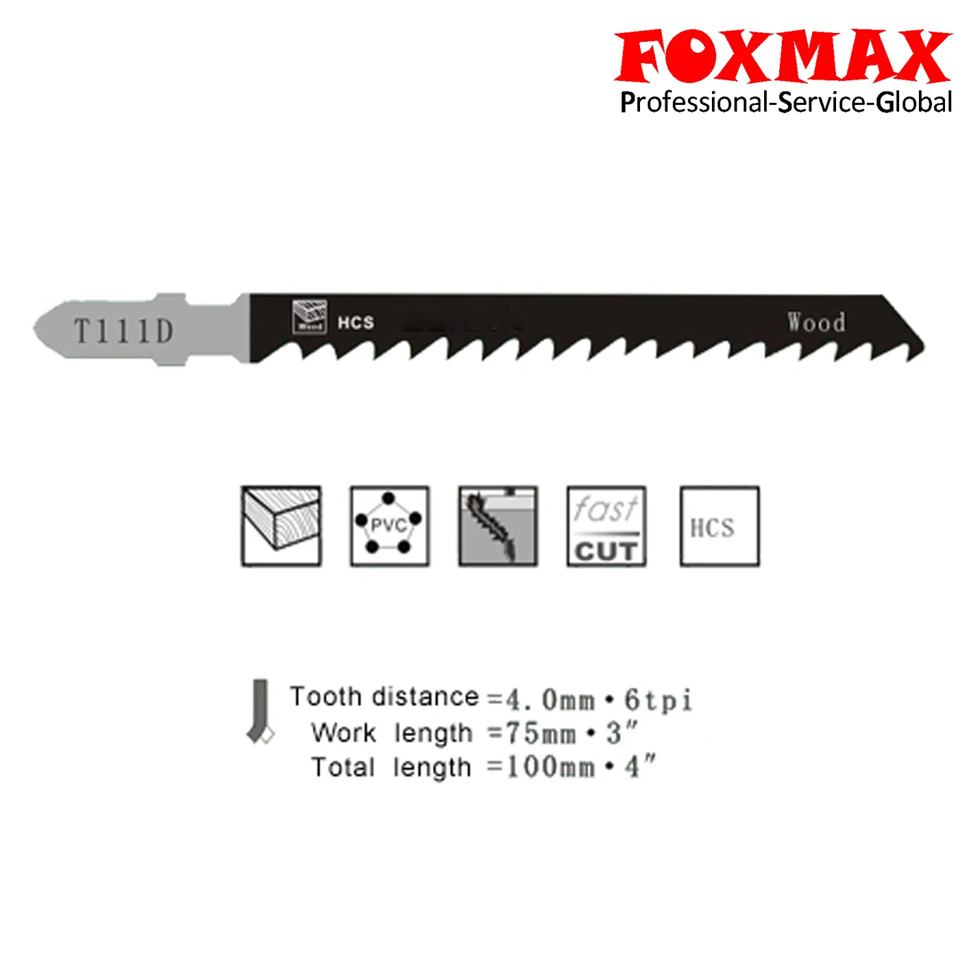 Heavy-Duty Jig Saw Blades for Wood and Plastic Cutting