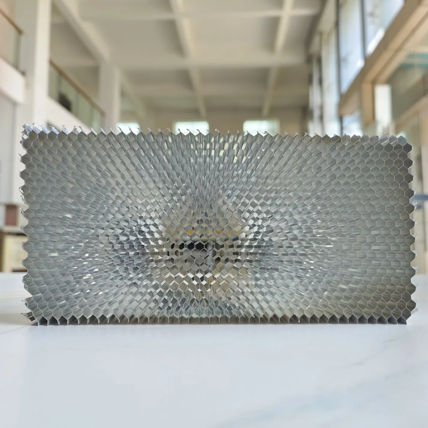 Size Customized Untreated / Rustproof Coating / Degreasing Soundproofing Durable Honeycomb Panel Sheet, Aluminum Honeycomb Core Suppliers