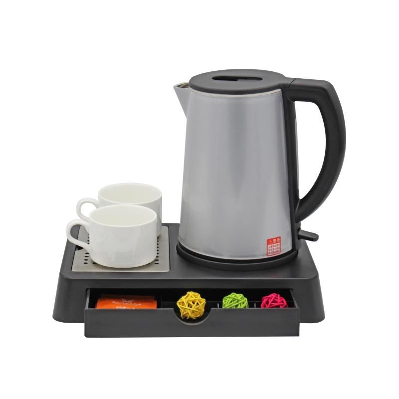 Shenone Wholesale New Hotel Electric Kettle with Tray Set