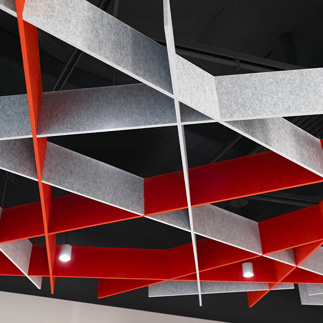 Bubos 100% Polyester Fiber Sound Absorbing Panel Acoustic Wall Panel Polyester Acoustic ceiling Panel