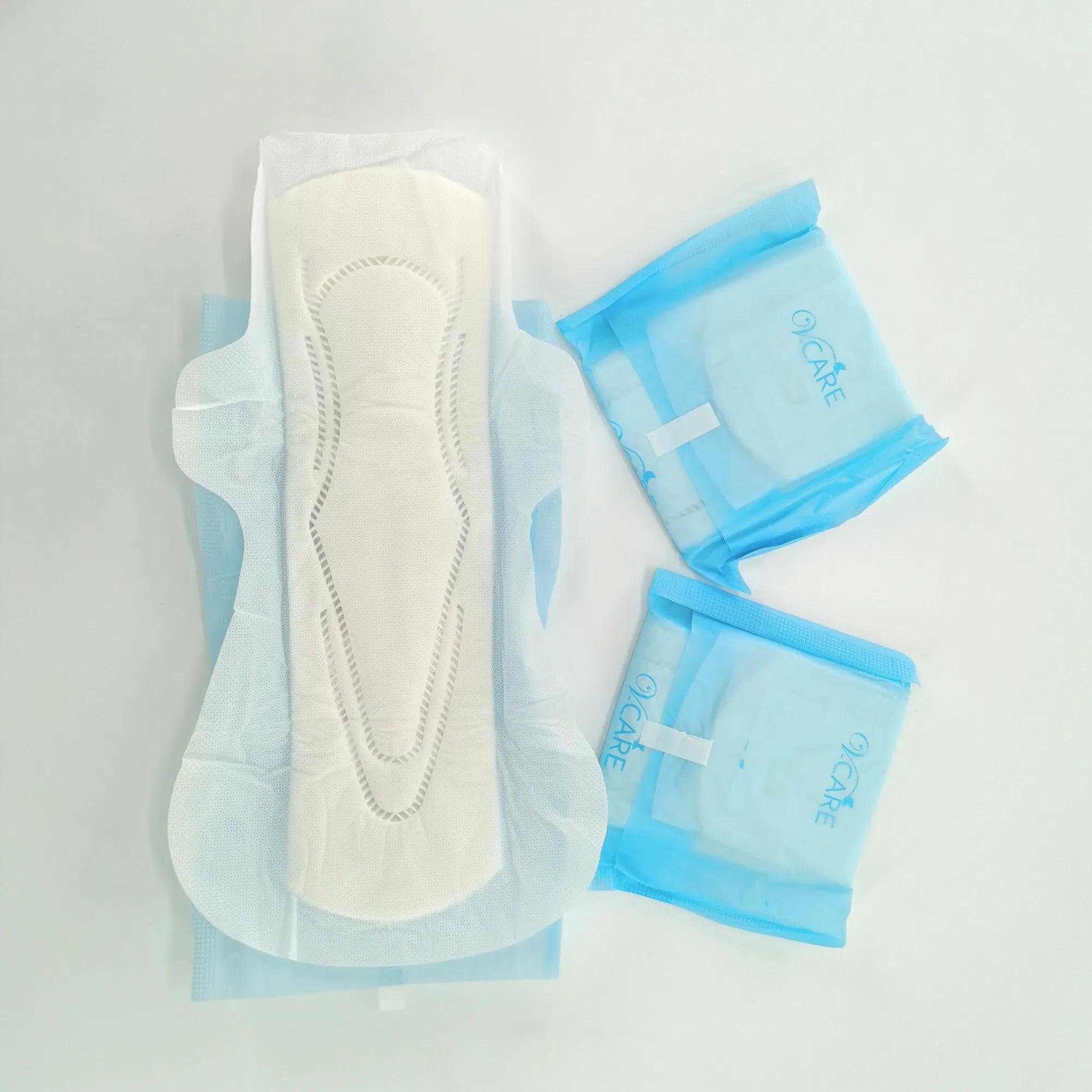 Wholesale Cotton Menstrual Pads Disposable Women Sanitary Napkin