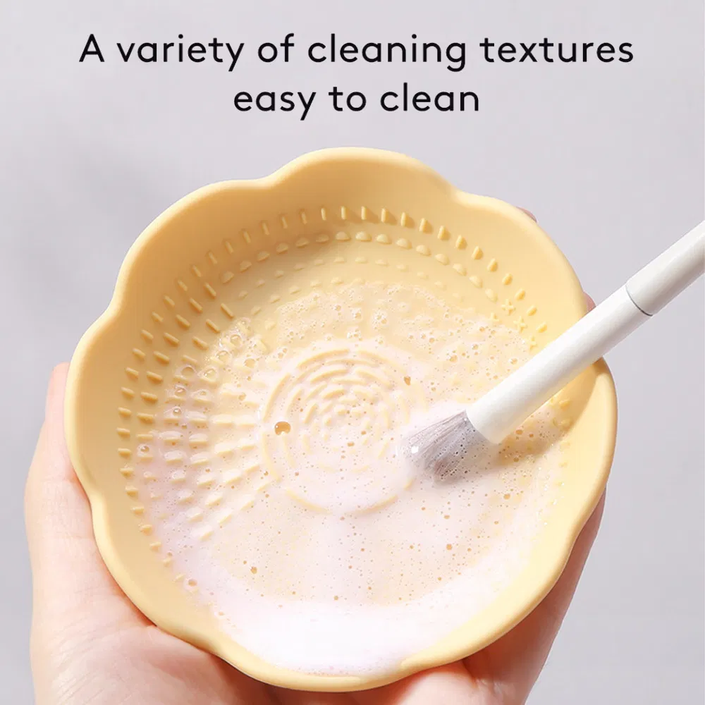 Make up Tools Washing Bowl Silicone Cosmetic Brush Cleaner Mat Cushion Pad Makeup Brush Cleaners