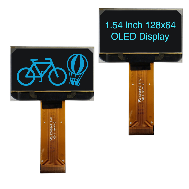 OLED-дисплей 1.54 дюйма, белый, 128x64