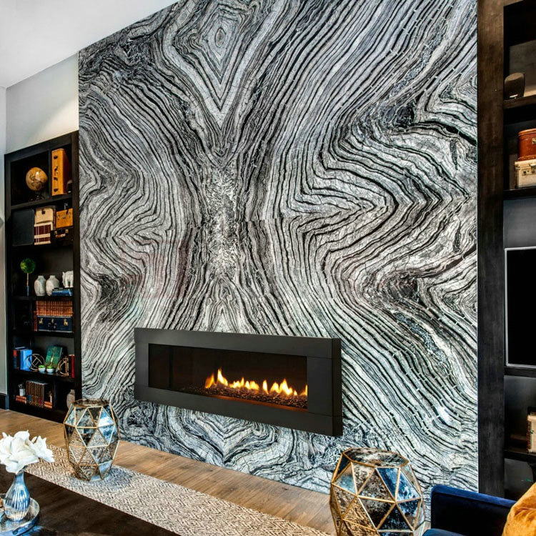 Grey Marble Slab Blue Quartz Slab Marble Fireplaces Price