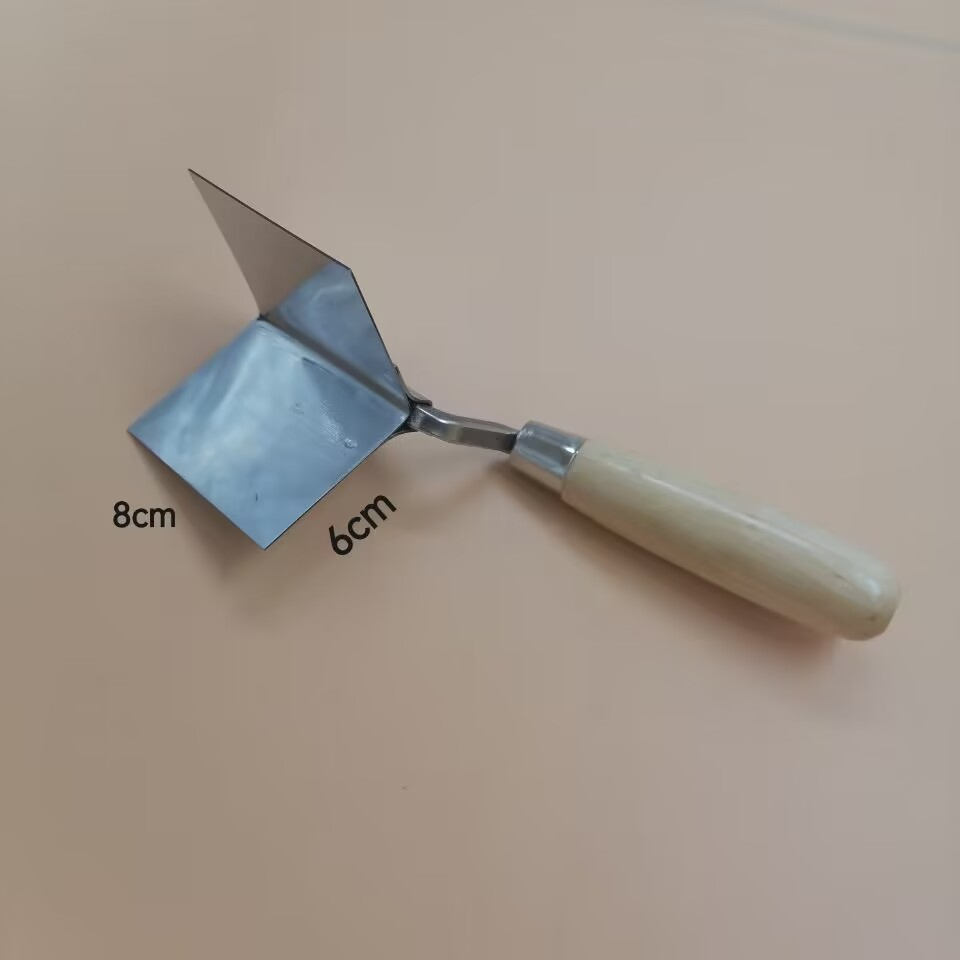 Stainless Steel Blade with Mirror Polish Corner Bricklaying Trowel