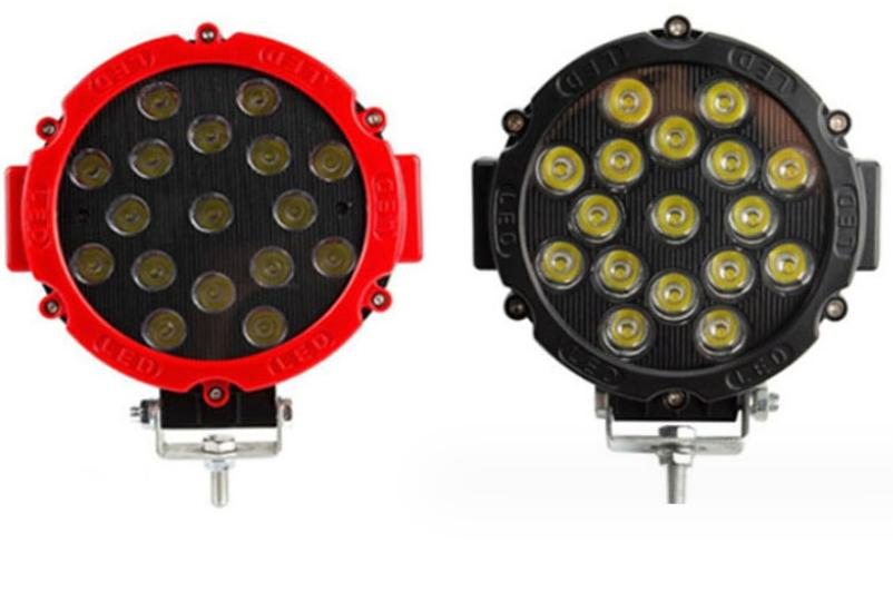 Круглые светодиодные противотуманные фары 7 дюймов 51W