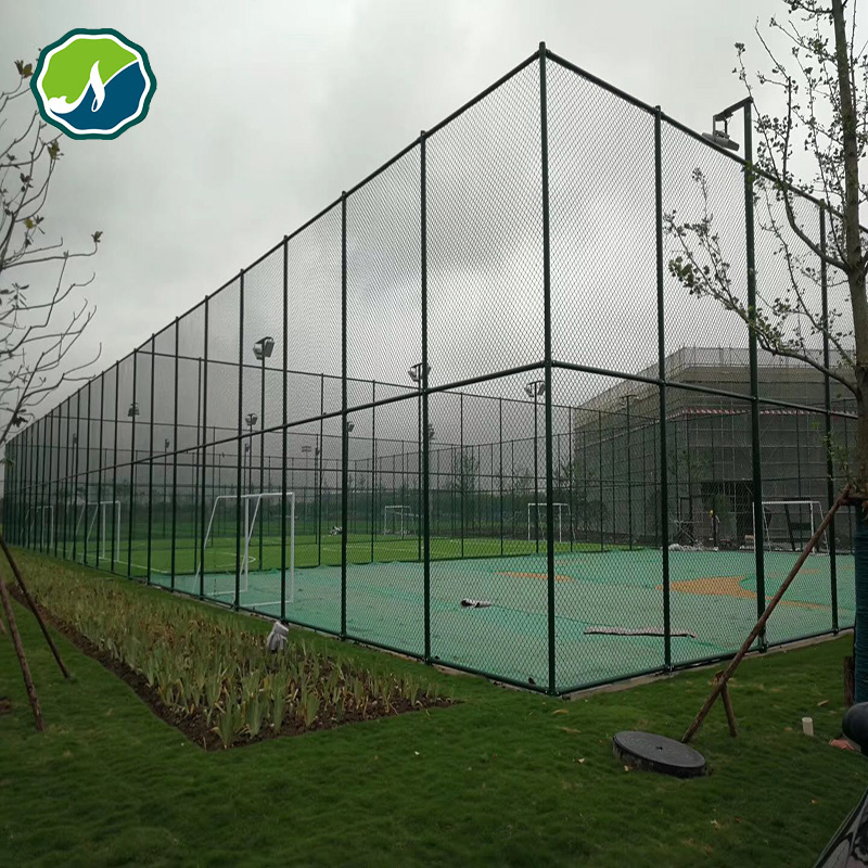 Basketball Court Chain Link Fence 36 Inch Galvanized Stadium Fence