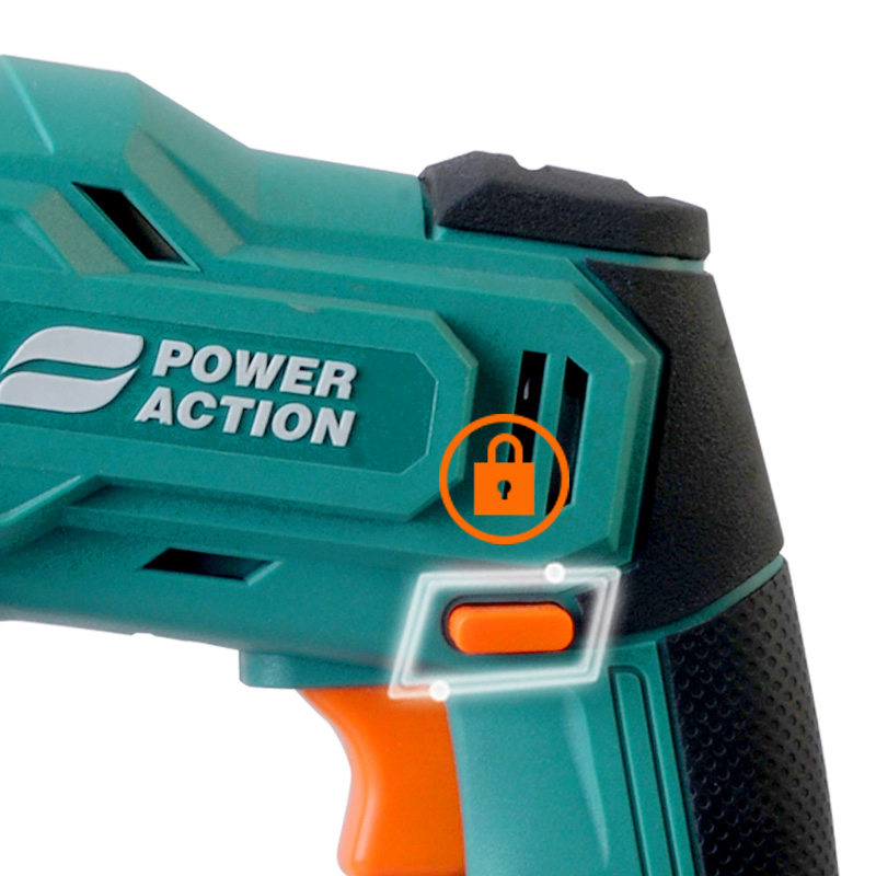 Power Action 20V Cordless Tools 13mm Cordless Rotary Hammer with Drill Bits