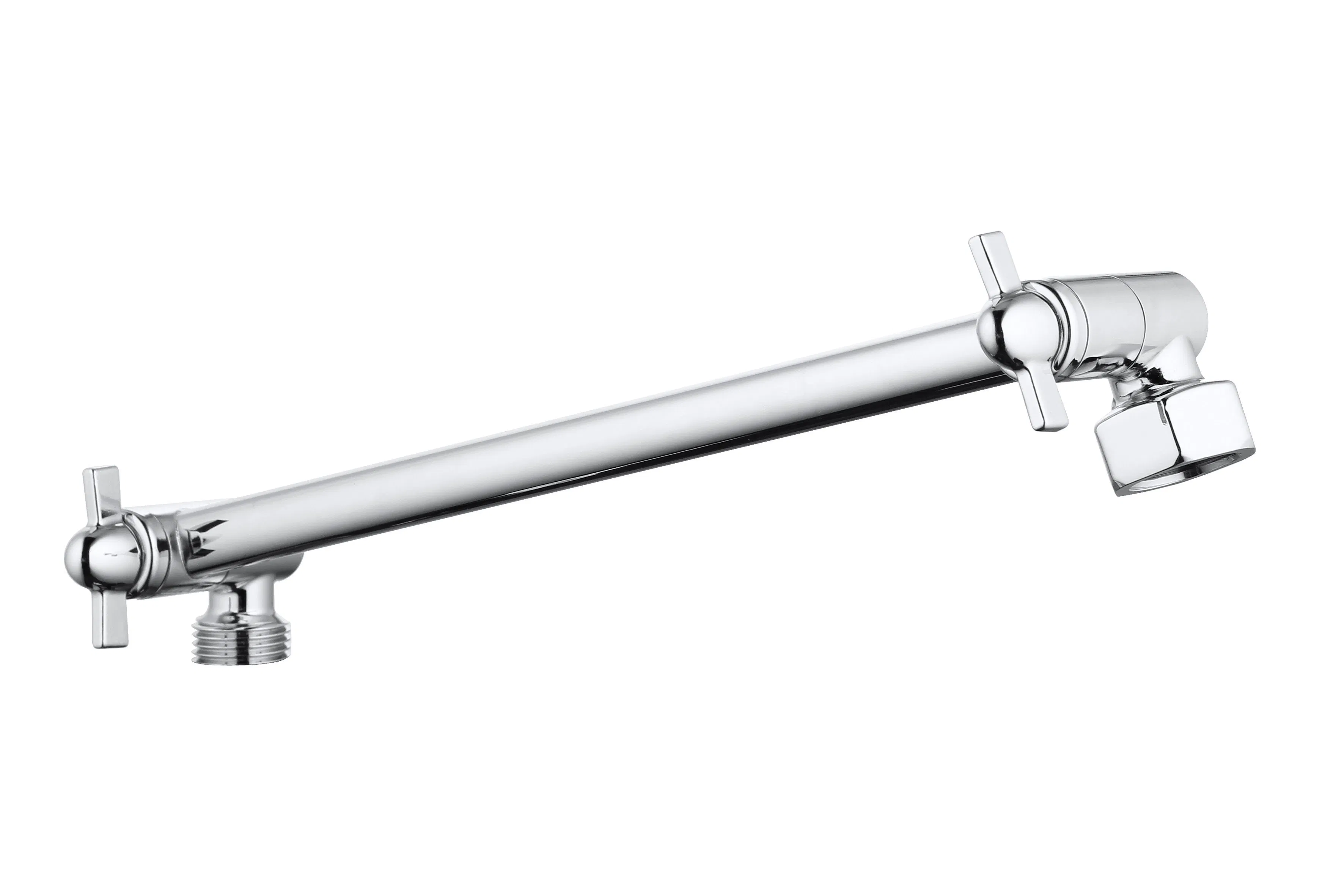 8′ ′ ABS Square Rain Shower Rainfall Shower Combo Kit in Chrome with 9" Adjustable Shower Arm