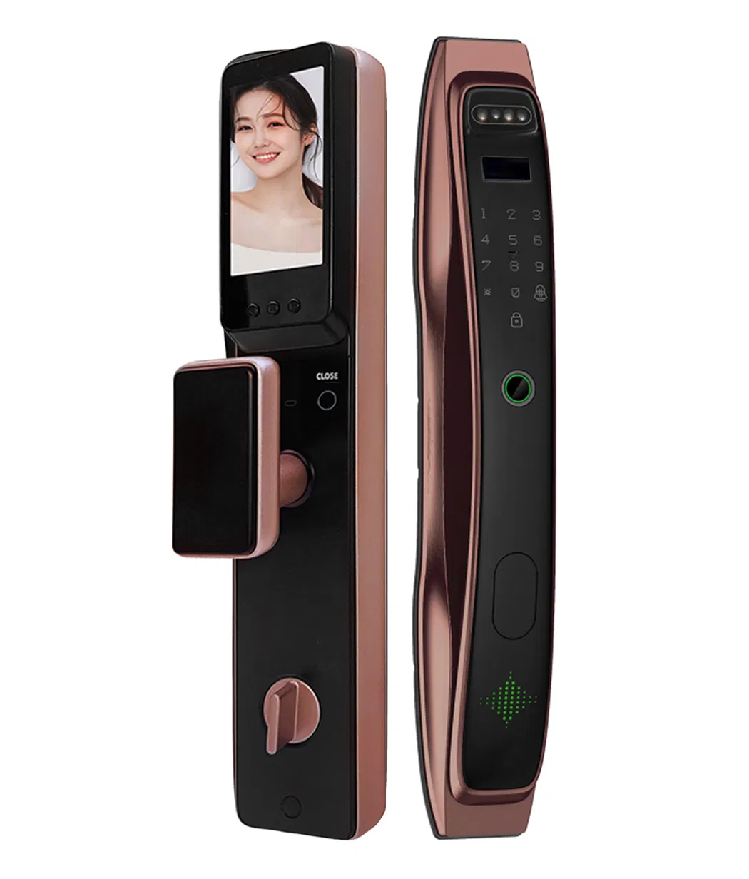 3D Face Recognition Fingerprint Image Transmission Door Viewer Smart Lock