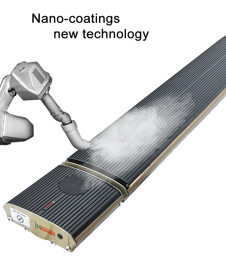 Jhheatsup Wall Mounted Infrared Panel Electric Heater with Entertainment Music Player Wireless Speakers