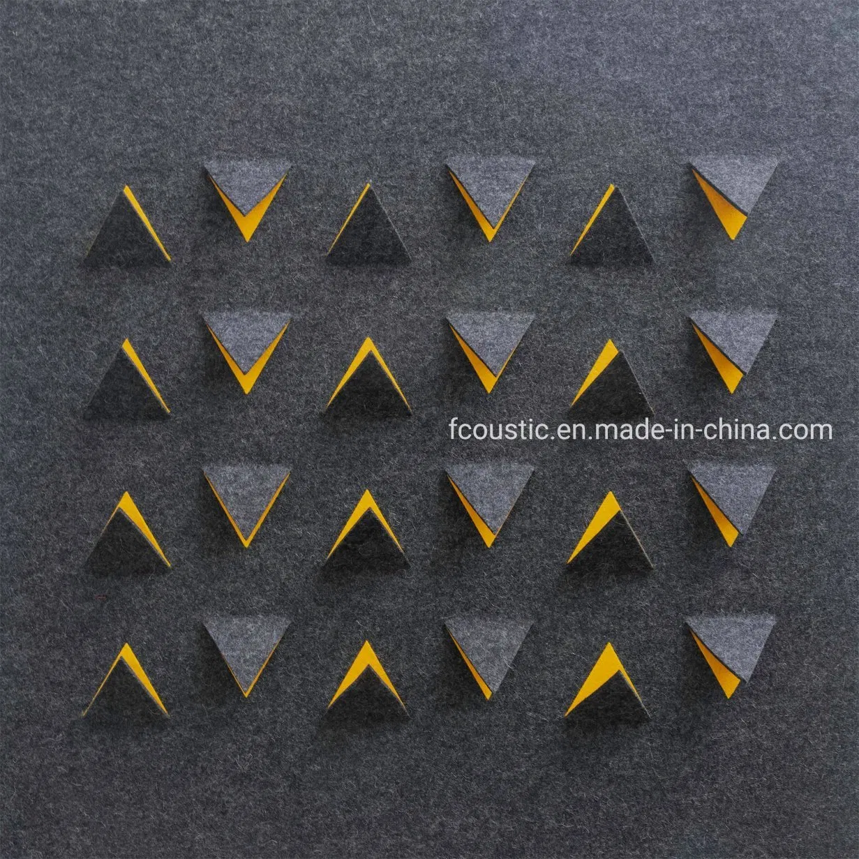New Design 3D Wall & Deco Acoustic Felt Wool Polyester Wallpapers Ceiling Panel