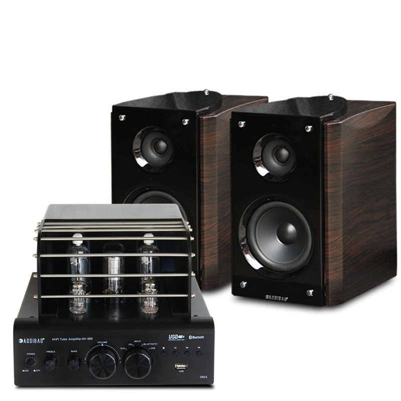 Electronic Tube Amplifier Speaker Set Combination HiFi Amplifier Home Audio Stereo