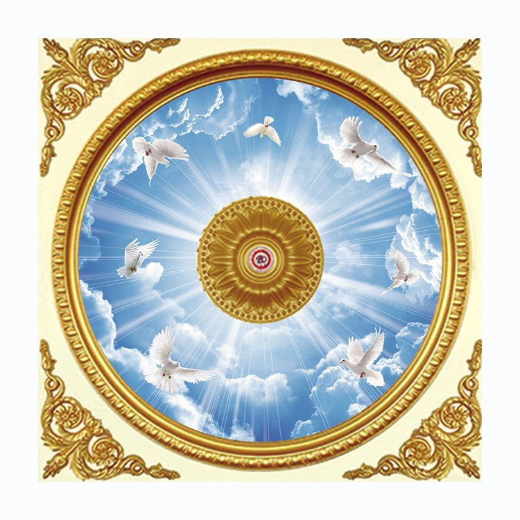 High Quality Polystyrene Art Square Ceiling Decorative Ceiling