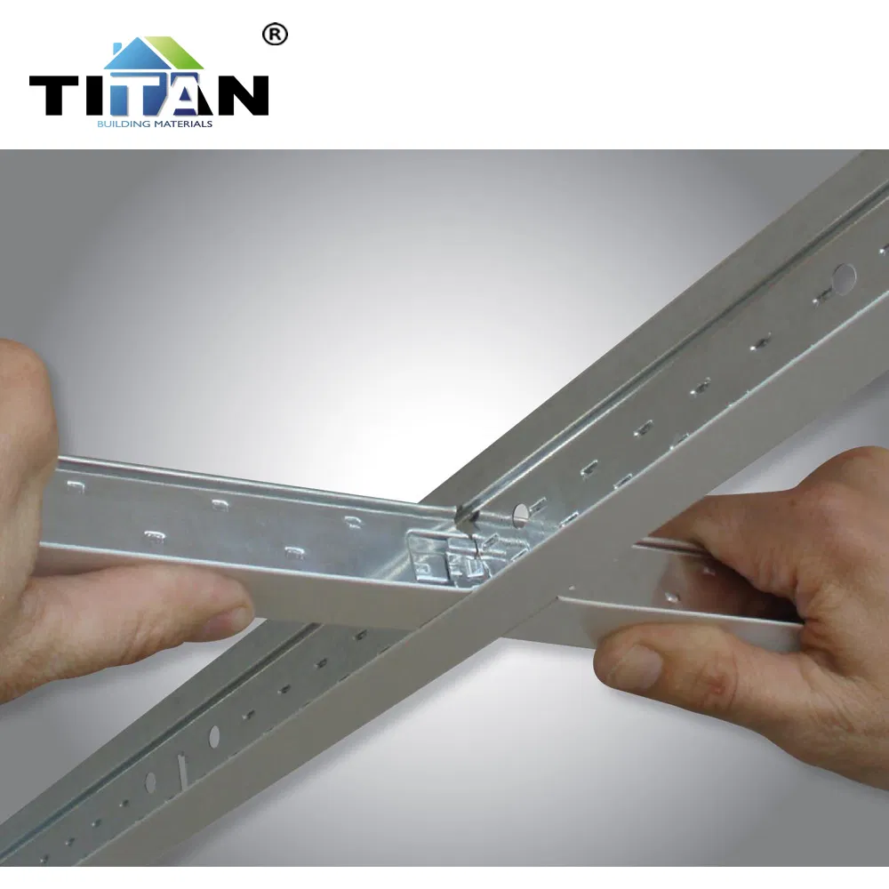 Ceiling Material Zinc Galvanized Main T Grid Ceiling System