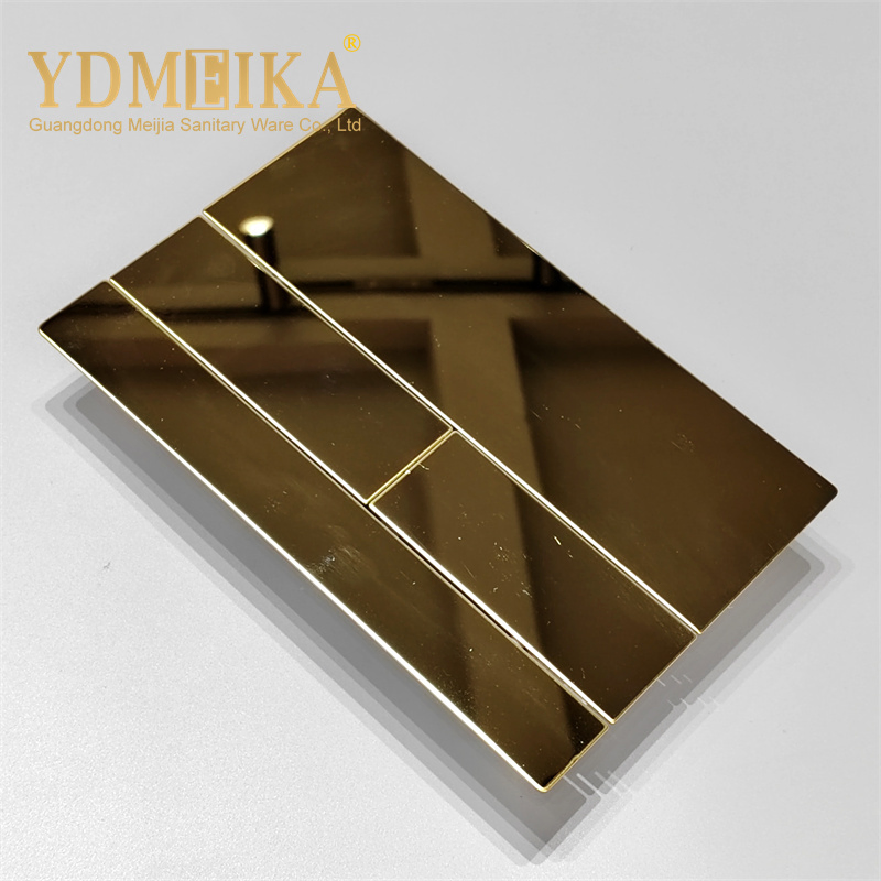 High Quality Water Tank Toilet Stainless Steel Dual Flush Button Square Concealed Cistern Flush Button Panel