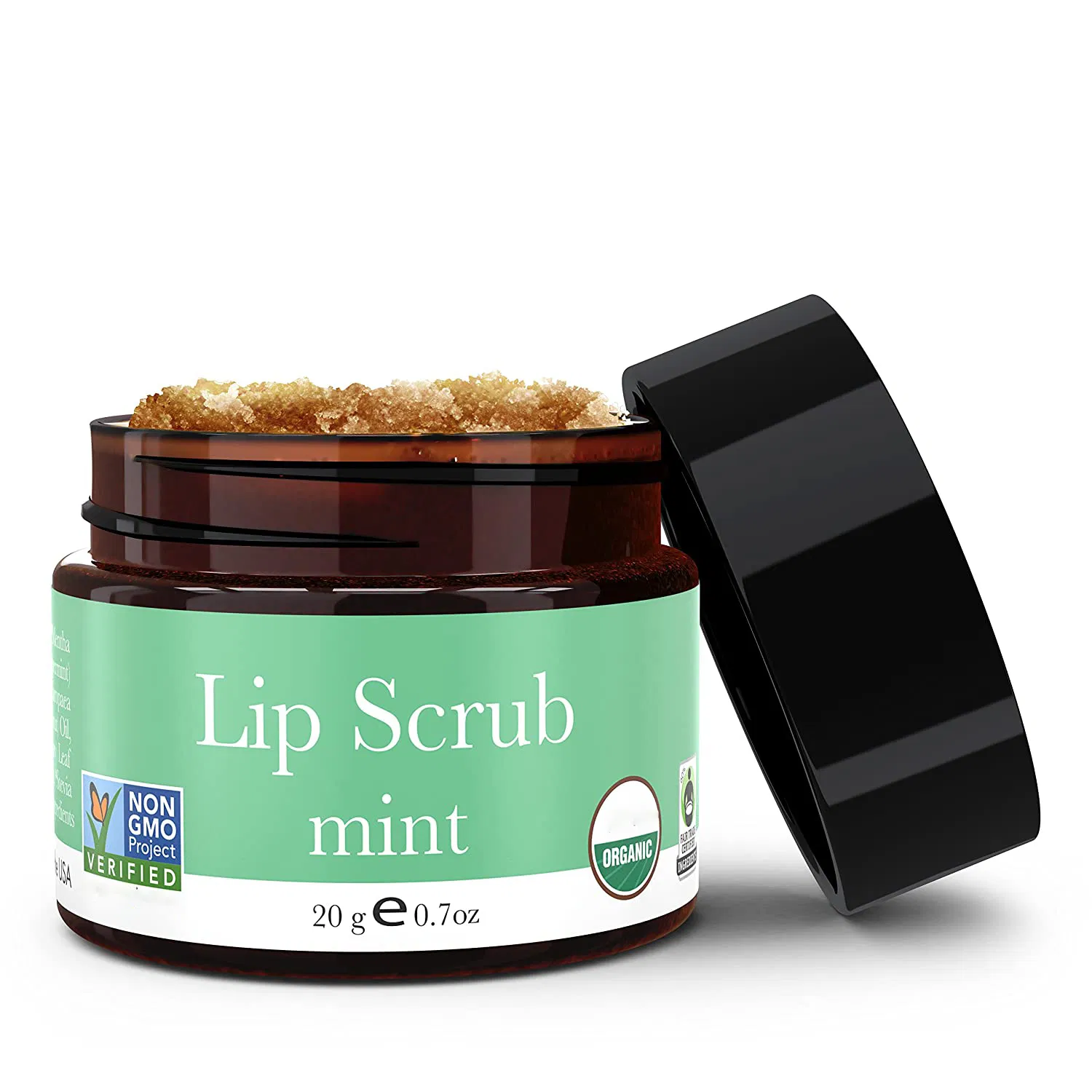 Private Label Mint Coconut Extract Repair for Chapped Lips Exforliator 20g Repair and Soft Lips Natural Organic Lip Scrub