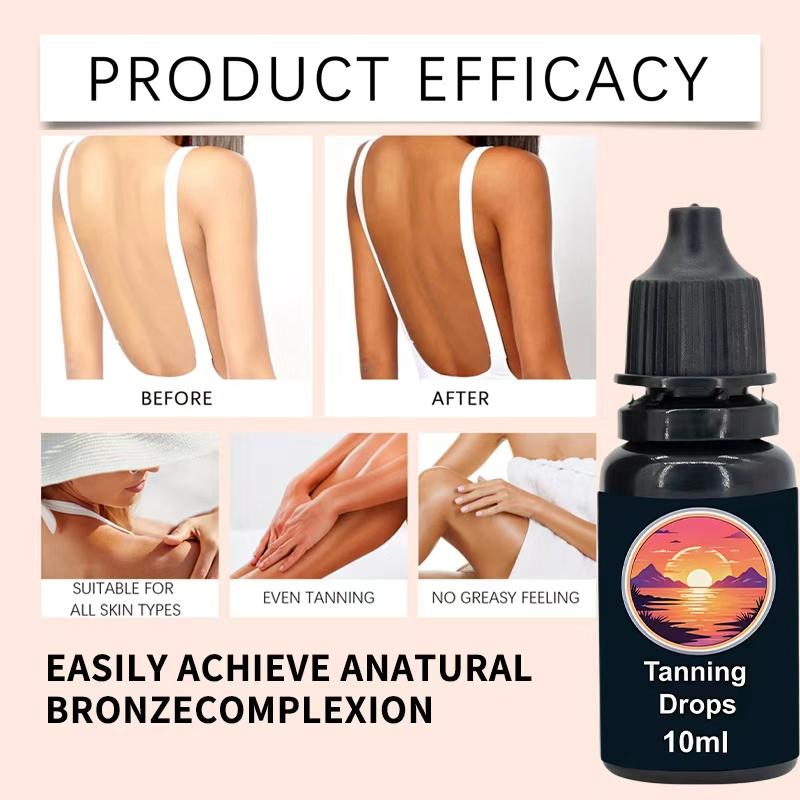 Beauty Cosmetics Skin Care Bronzing Tan Accelerator Self Tanner Tanning Drops