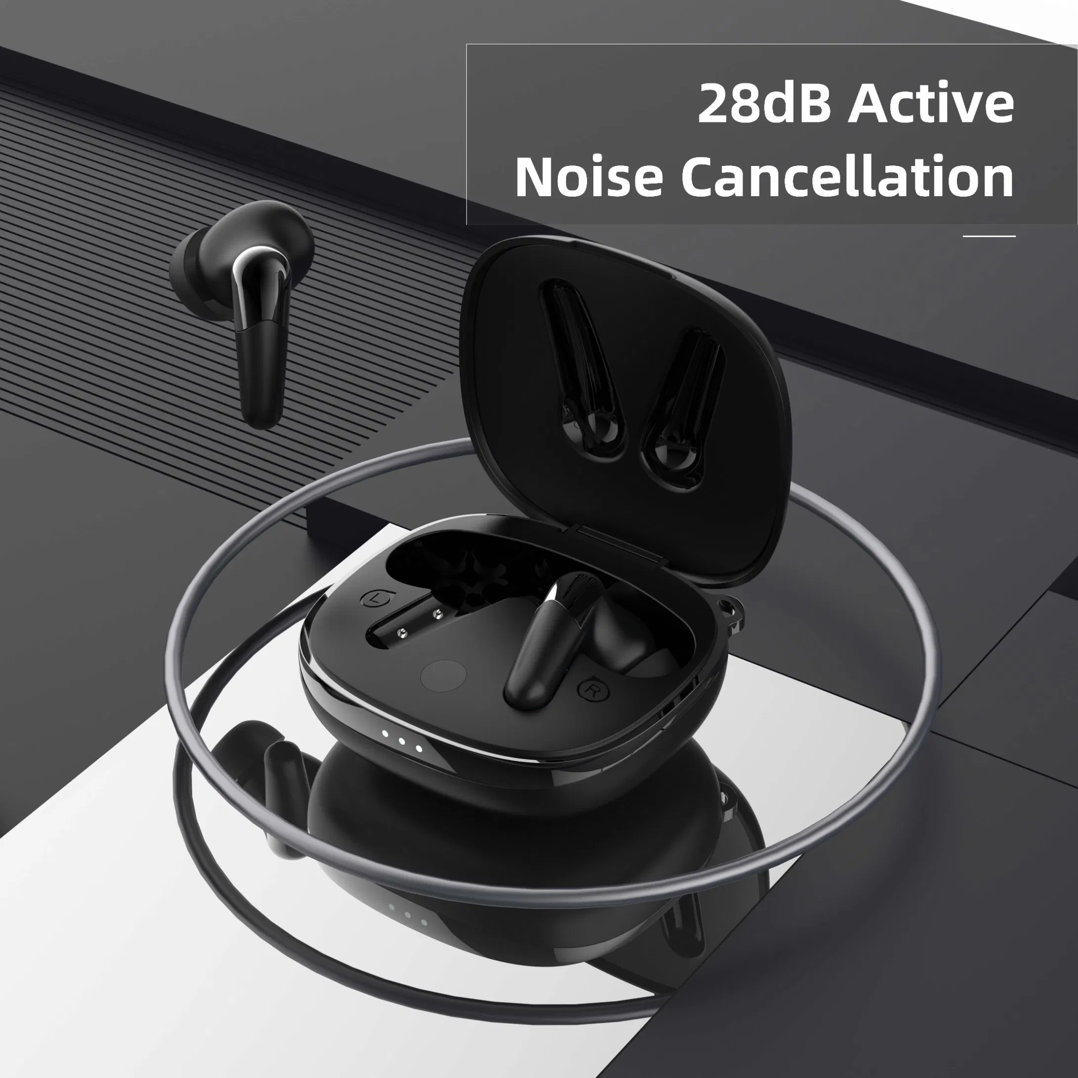Pikez Ai Real-Time Translation Wireless Earbuds with High-Definition Sound Business Travel Sports Anc Enc Tws Earphones Bluetooth