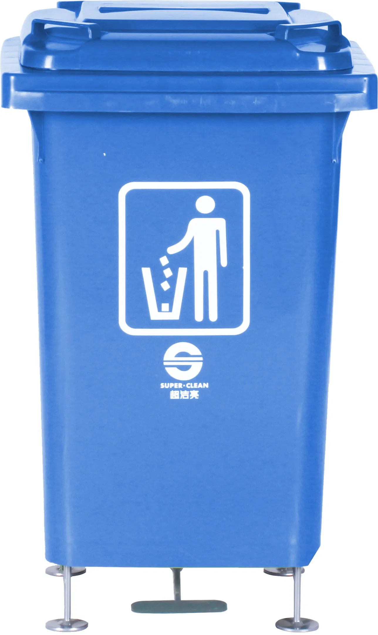 Педальное мусорное ведро 60 л для улицы