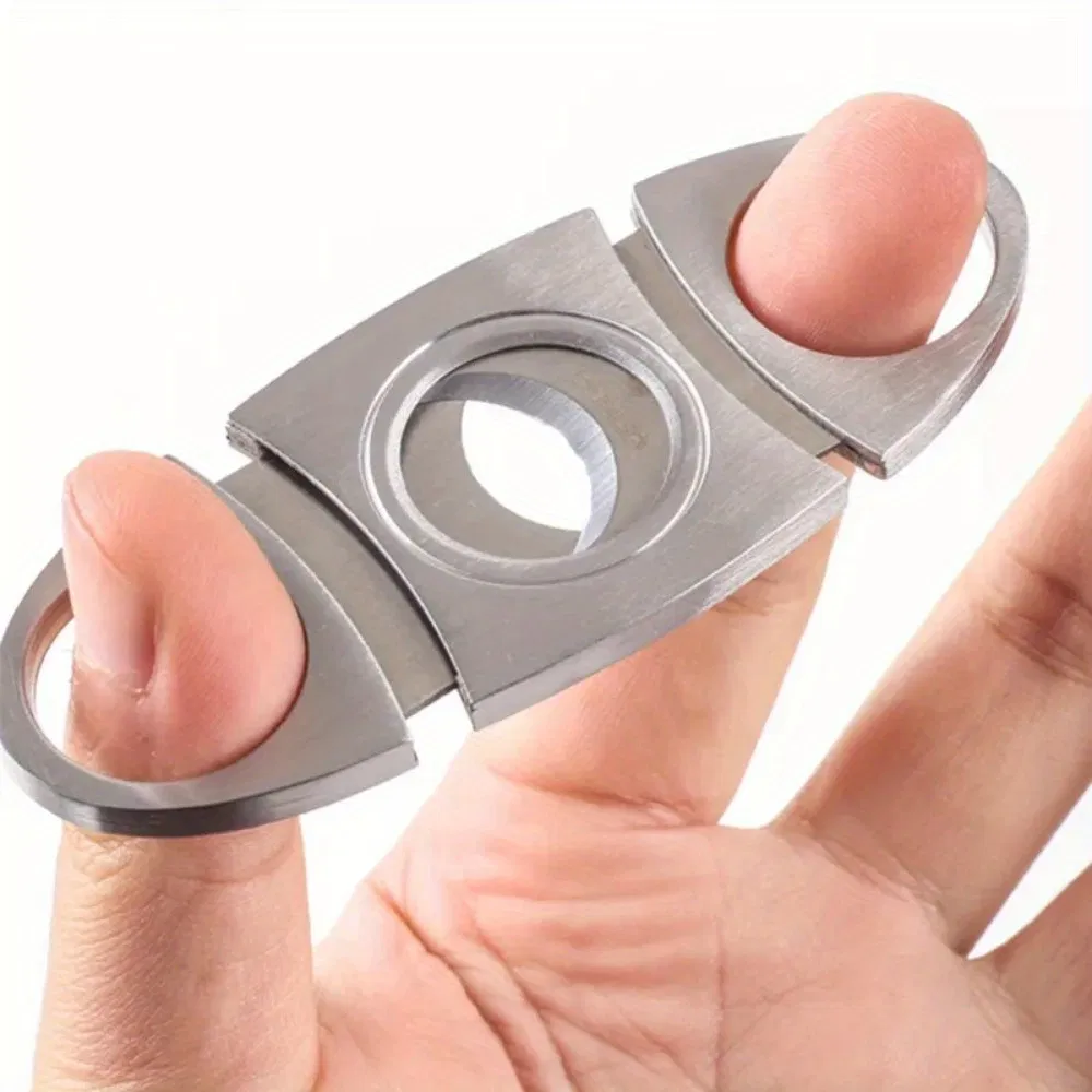 Premium Stainless Steel Smoking Scissors Metal Cigar Cutter