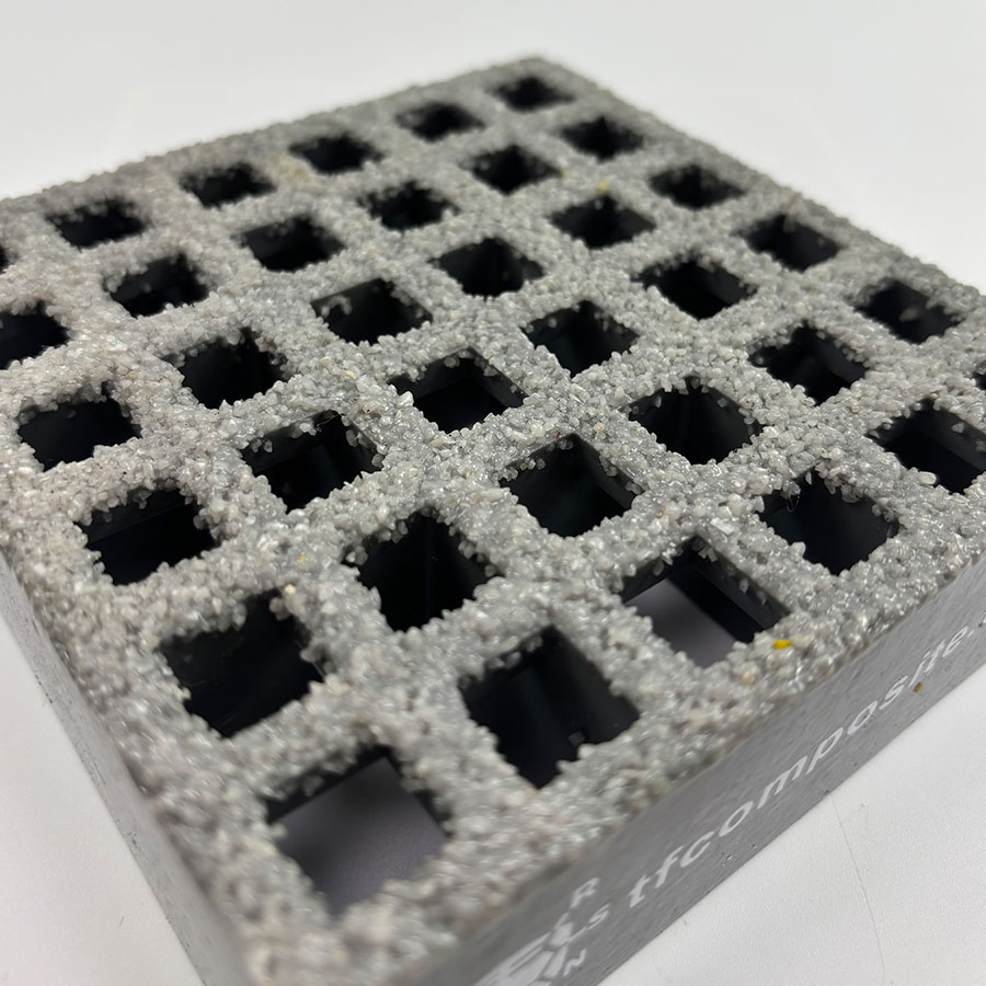 FRP Product Grating Mesh Trench Cover Industrial Walkway Platform Structure Anti Slip Corrosion Resistant Fire Retardant UV Protected Long Lasting Surface