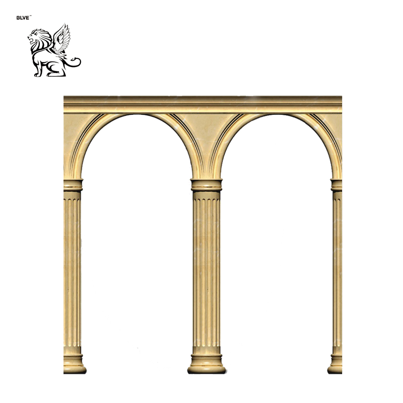 Actory Supply Interior Decorative Marble Hollow Pillars for Homes Columns Mcy-13