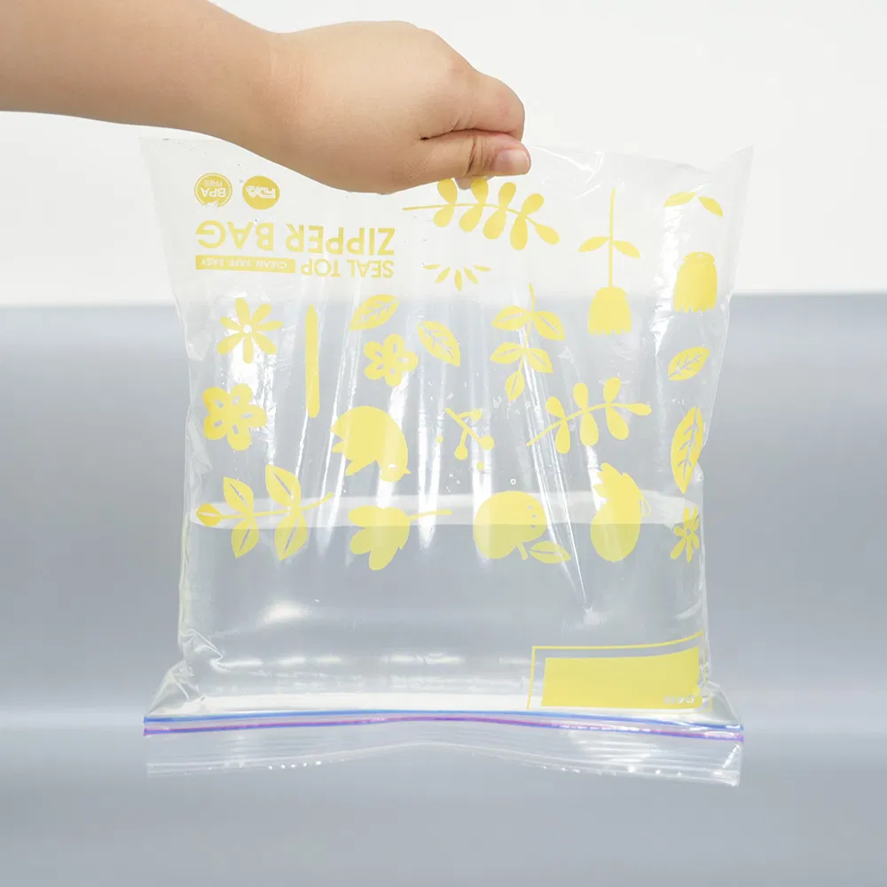 Manufacturers Wholesale Customized Factory Price Home No-Tear Eco Friendly Leak-Proof LDPE Plastic Zipper Bag
