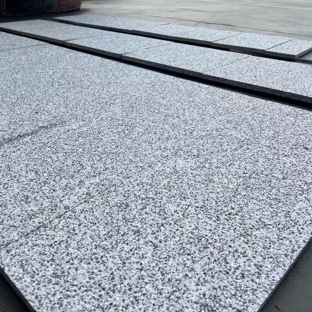 China G655 Granite -Steel Grey Granite for Sophisticated Poolside Patios /Paving/Kerbstone/Steps/Walltiles/Flooringtiles/Countertops
