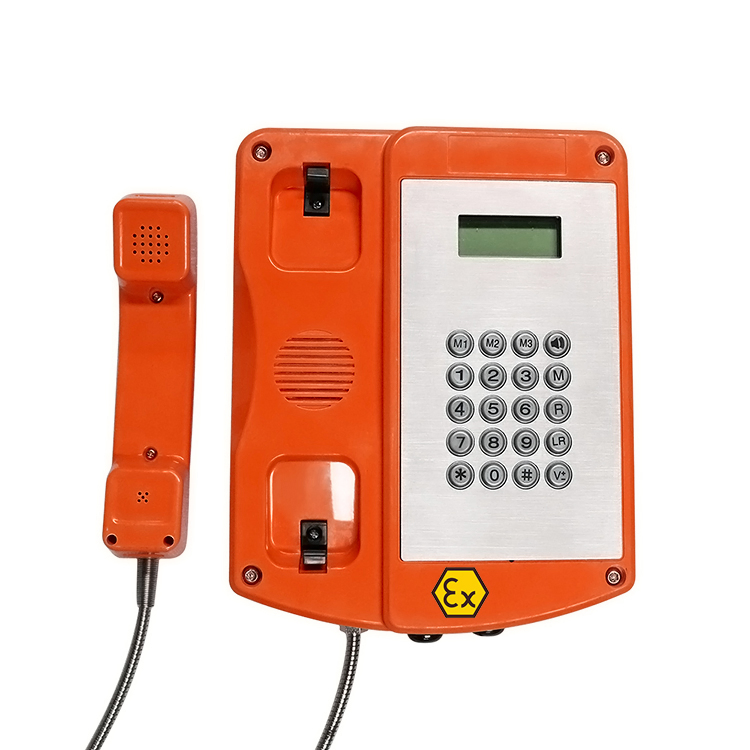 Explosion-Proof Keypad Telephone with Display Screen