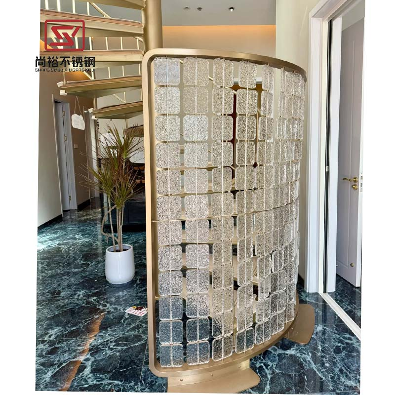 Restaurant Booth Partition Fence Screen Room Stainless Steel Partition