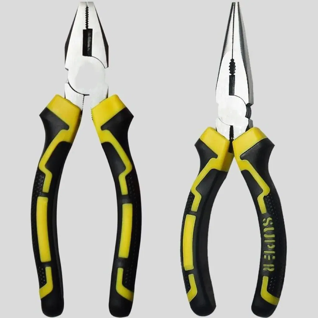 Длинногубцы 8 дюймов с мягкой рукояткой