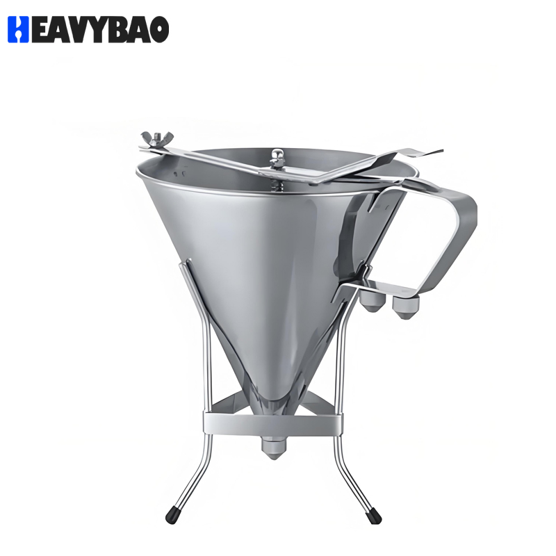 Heavybao Stainless Steel Pastry Confectionery Chocolate Cream Cake Funnel
