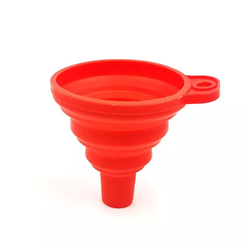 Food Grade Colorful Silicone Collapsible Kitchen Funnel