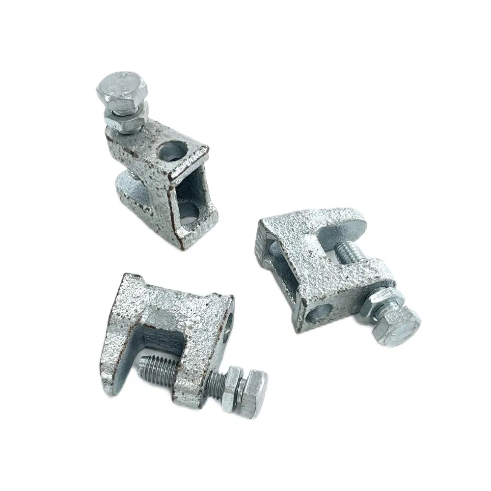 Pre-Galvanized Reversible Malleable Beam Clamp Pipe Channel Fitting