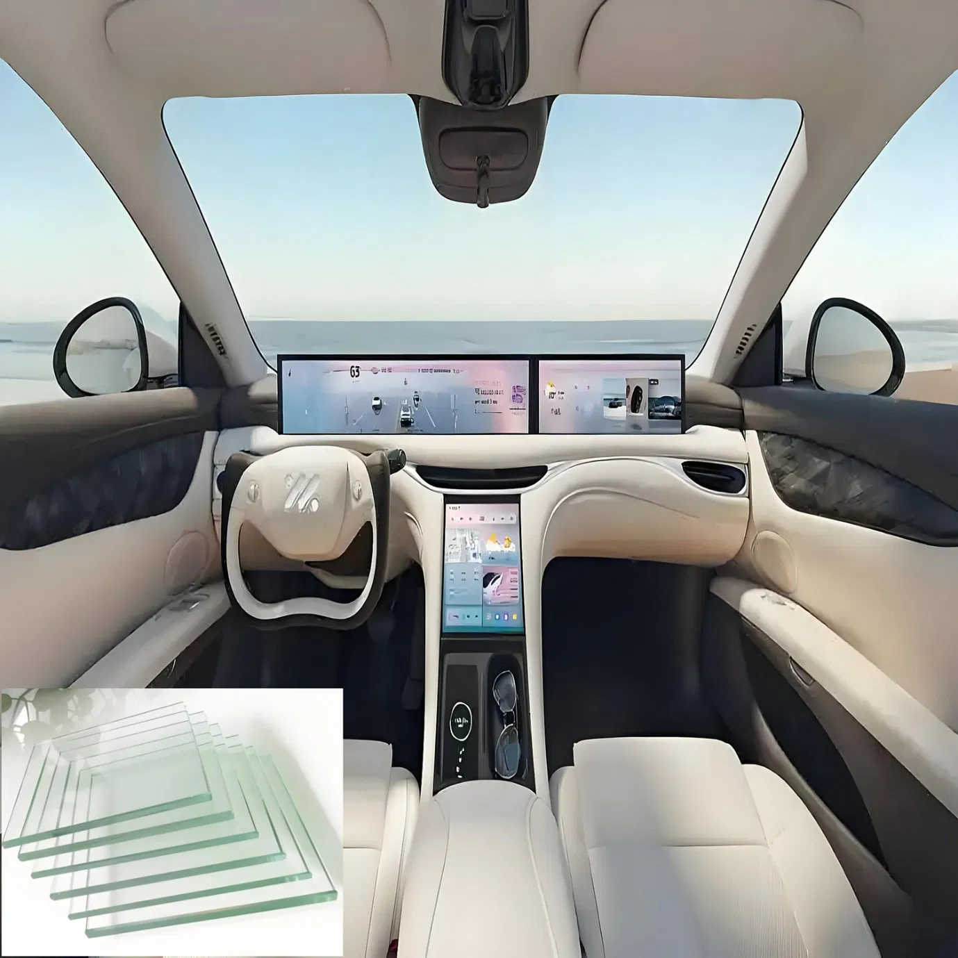 Wide Viewing Angle Camera Lens Protection Screen Tempered Glass