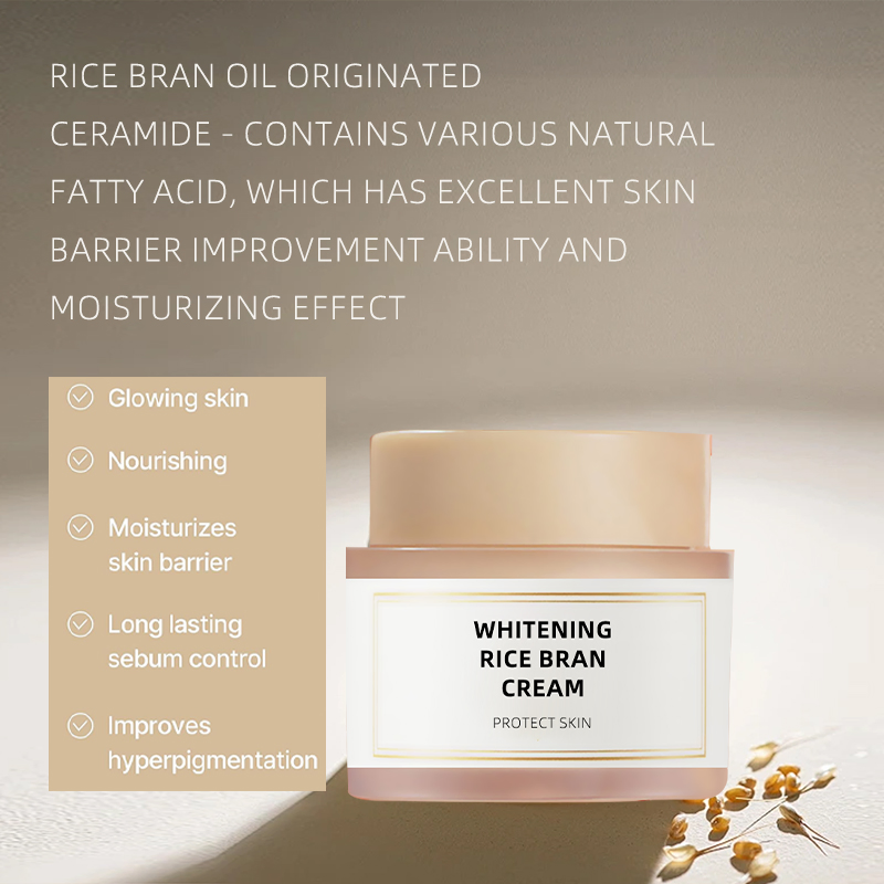 OEM ODM Best Night Cream Whitening Cream Rice Cream 1.69 Ounce 41% Rice Bran Serum with Glowing Improves Moisture Anti Wrinkle Cream