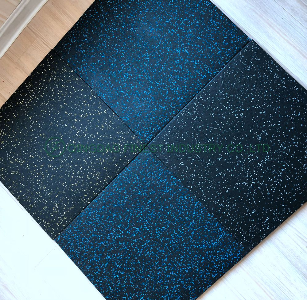 Factory No-Porous Compound Gym Rubber Sheet Fitness Nonslip Mat Wholesale SGS ISO9001