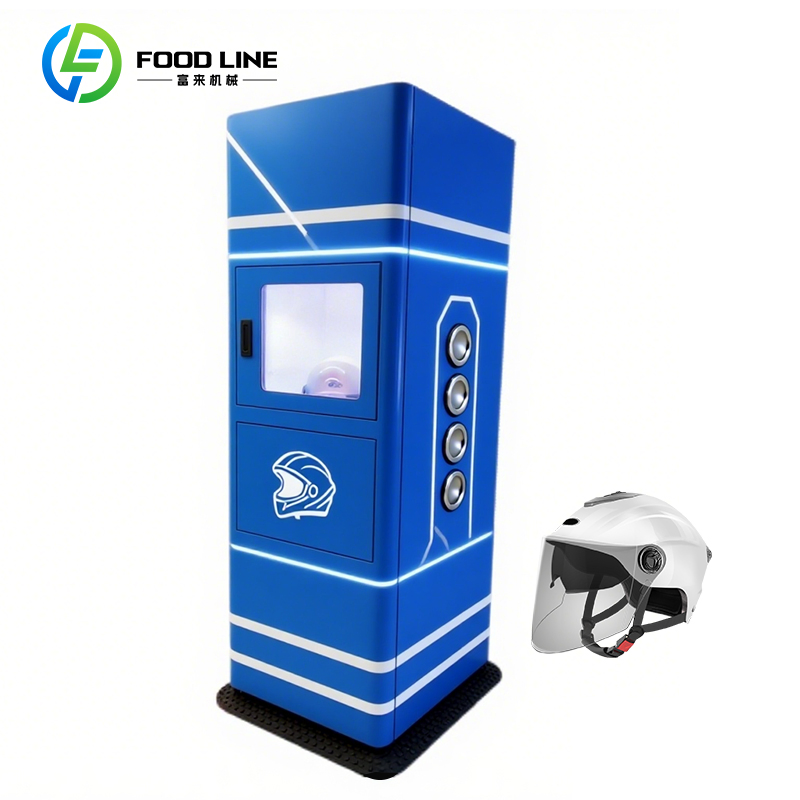 Fully Automatic Smart Self Service Commercial Helmet Cleaning Vending Machine