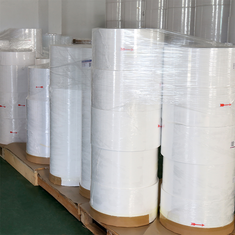 Basic Customization Fabric Accessories High Adhesion Raw Materials Semi Gloss Paper Sticker Label