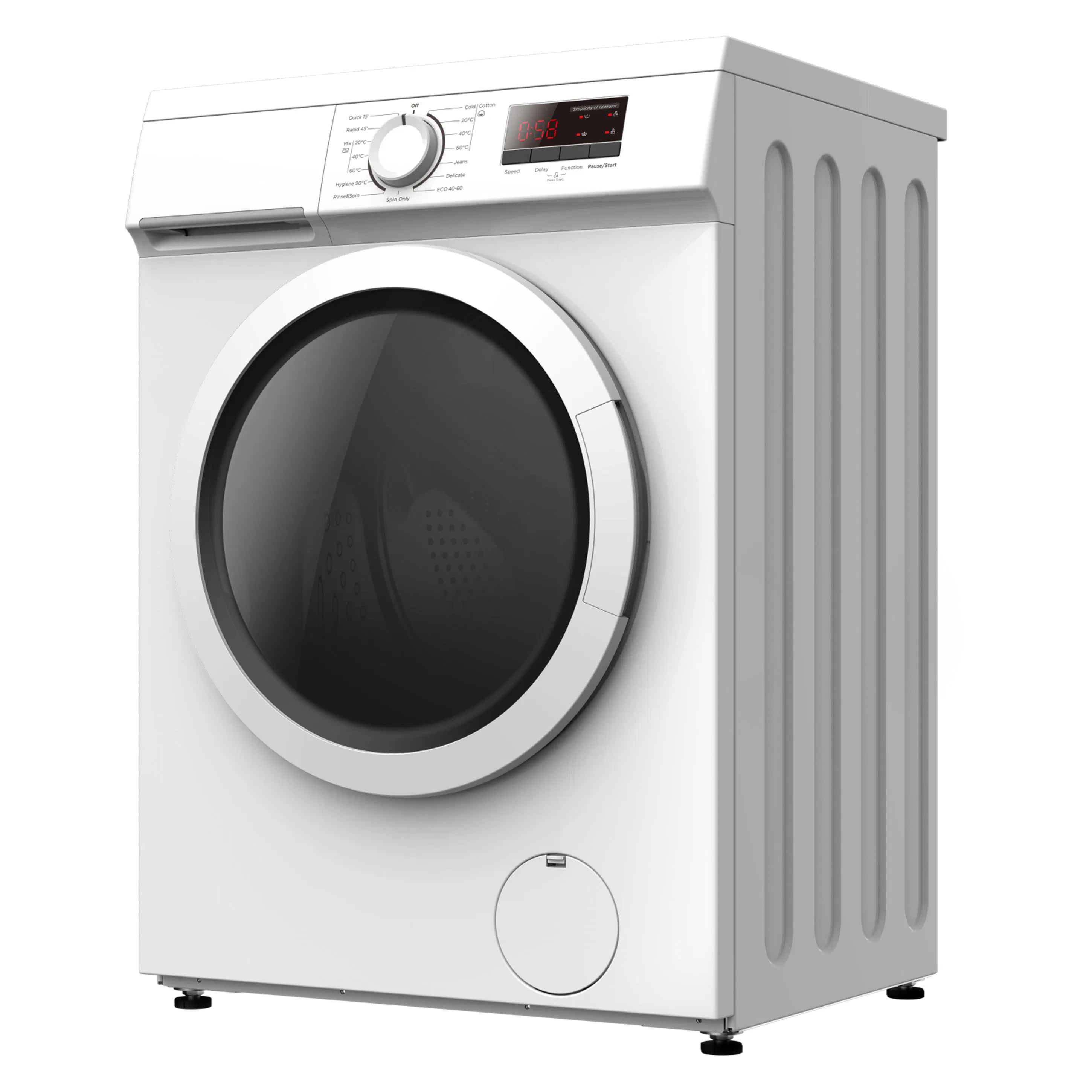 OEM Factory Inverter Home Clothes Cleaning Front Loading Washing Machine 12 Kg
