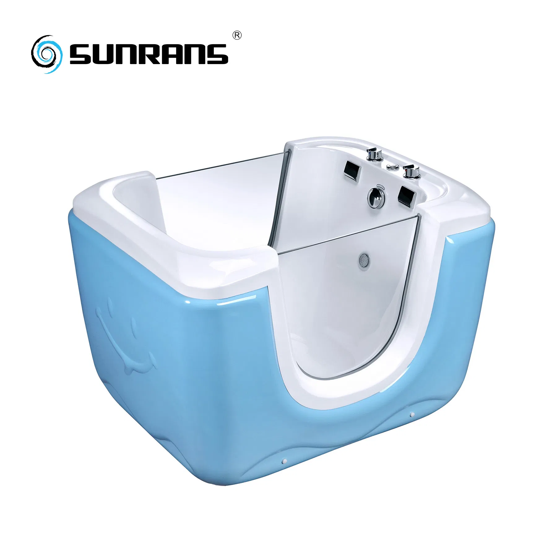 Детская ванночка с гидромассажем и воздушным насосом