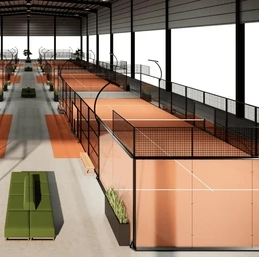 Top Quality Padel Tennis Court Panoramic Padel Court