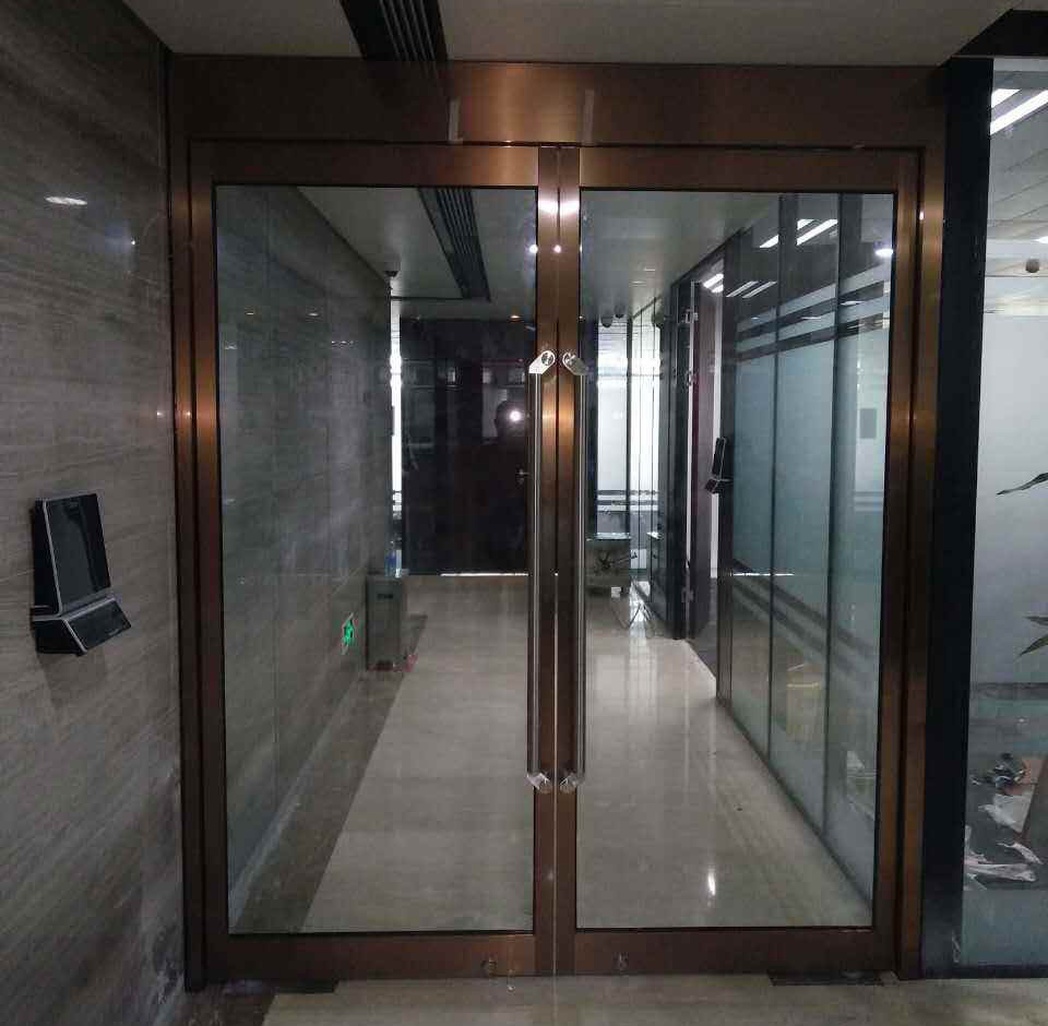 Residential Automatic / Manual Swing Glass Door Floor Spring Swing Door