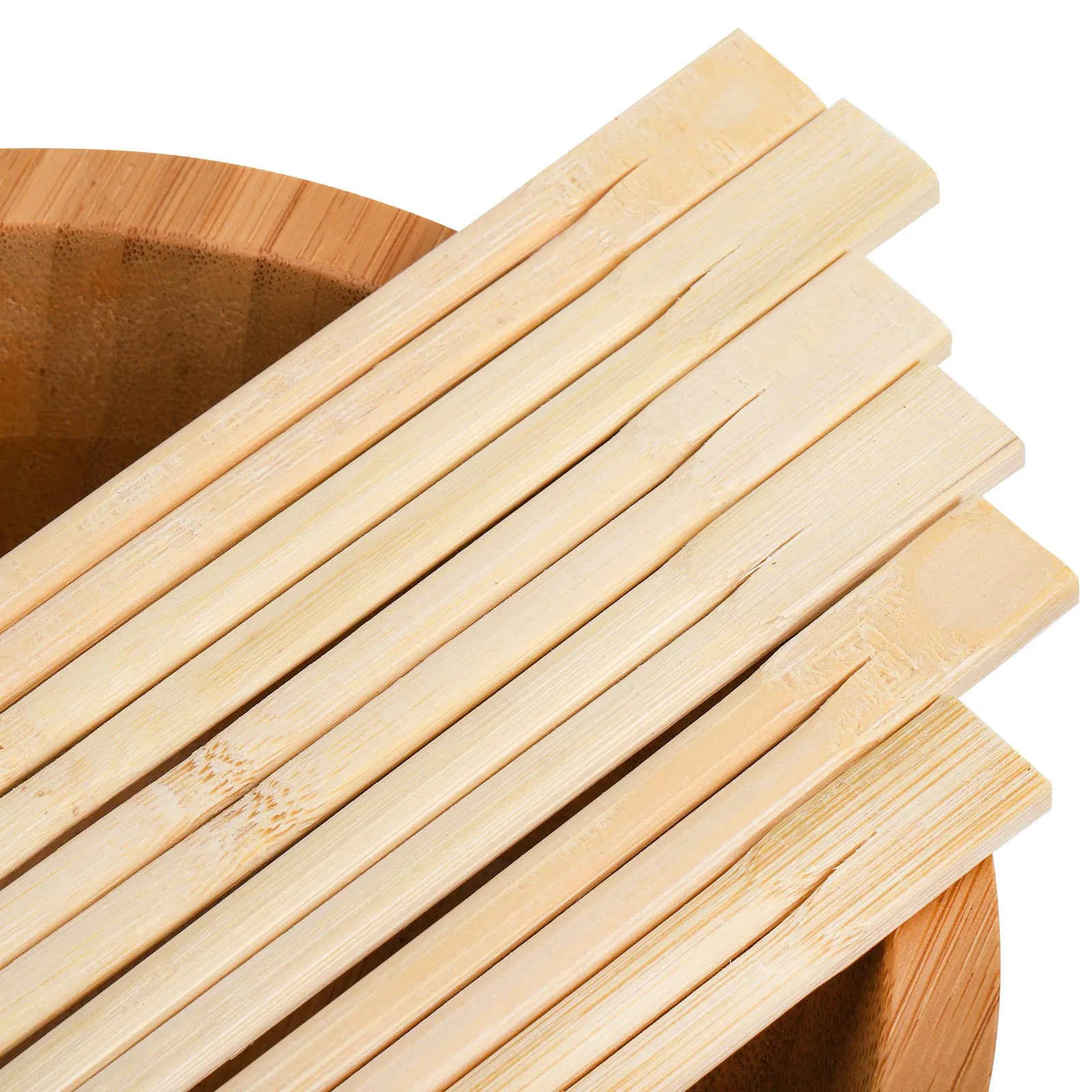 Factory Wholesale Natural Bamboo Made Disposable Twins Sushi Chopsticks