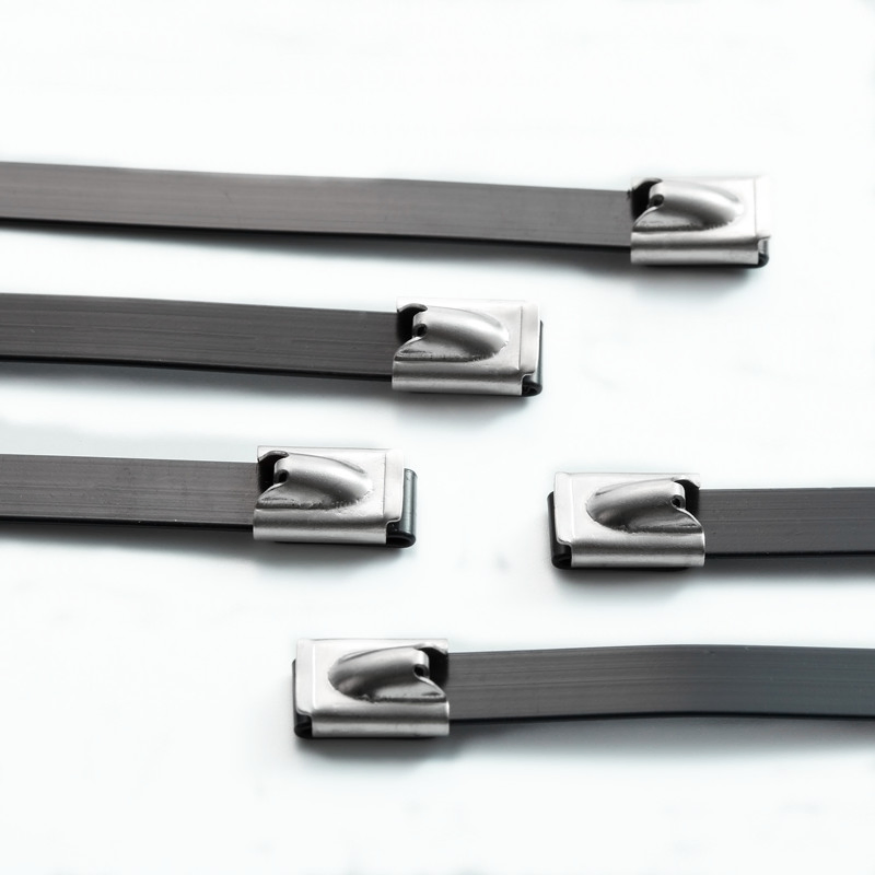 Sell Well 5.6X300mm Plastic Coated (PVC coated) Cable Tie