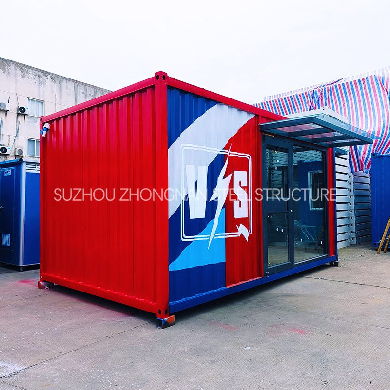 Custom 20/40FT Steel Structure Portable Shipping Container Shop for Sale