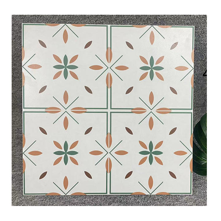 Flower Porcelain Tiles Living Rooms Full Glazed Floor Parquet Bedroom Ceramic Tile