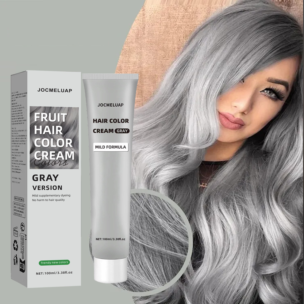 Professional Salon Natural No Ammonia Hair Dye Colors Semi-Permanent Private Label Hair Color Cream