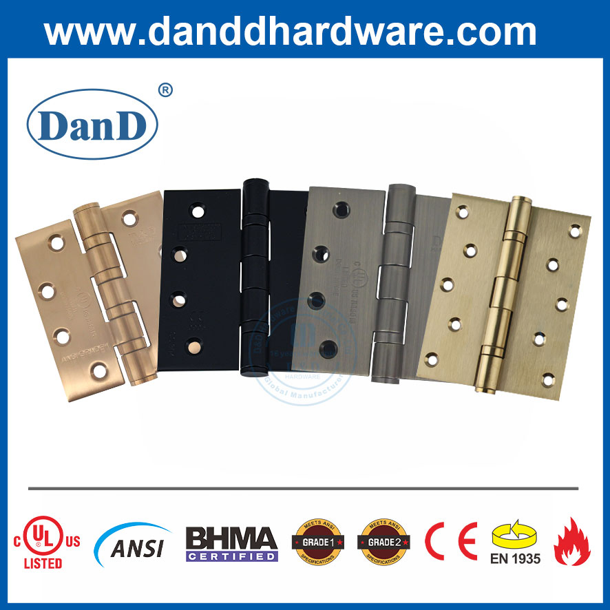 Aluminum Frame Light Door Stainless Steel Lift off Flush Hinge for Residential